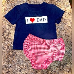 I ❤️ Dad Boutique Baby Outfit